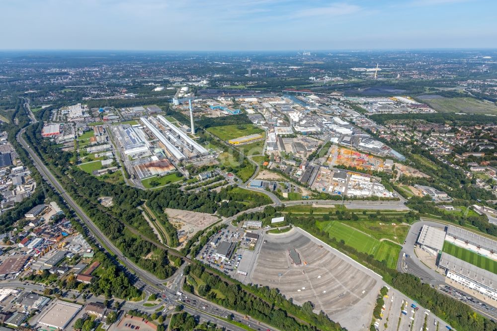 Luftbild Essen - Industrie- und Gewerbegebiet in Bergeborbeck im Bundesland Nordrhein-Westfalen, Deutschland