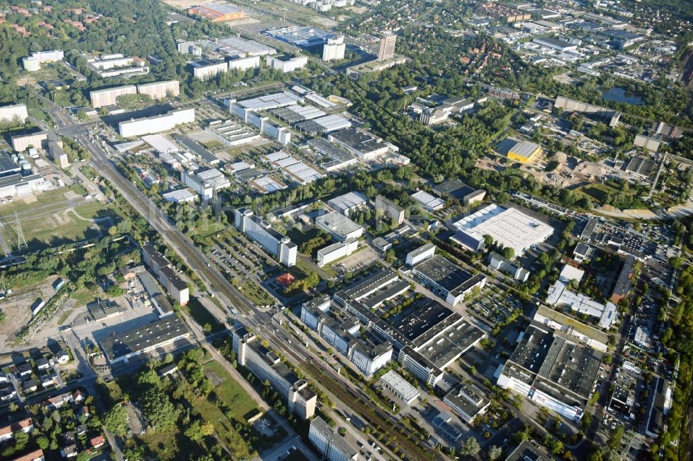 Berlin von oben - Industrie- und Gewerbegebiet in Berlin