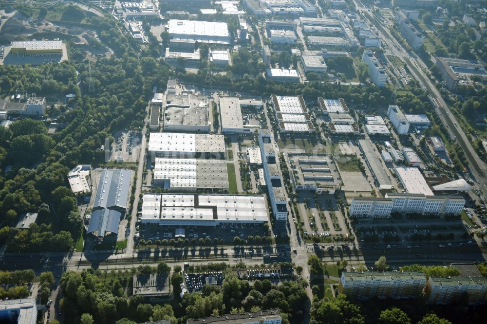 Berlin von oben - Industrie- und Gewerbegebiet in Berlin