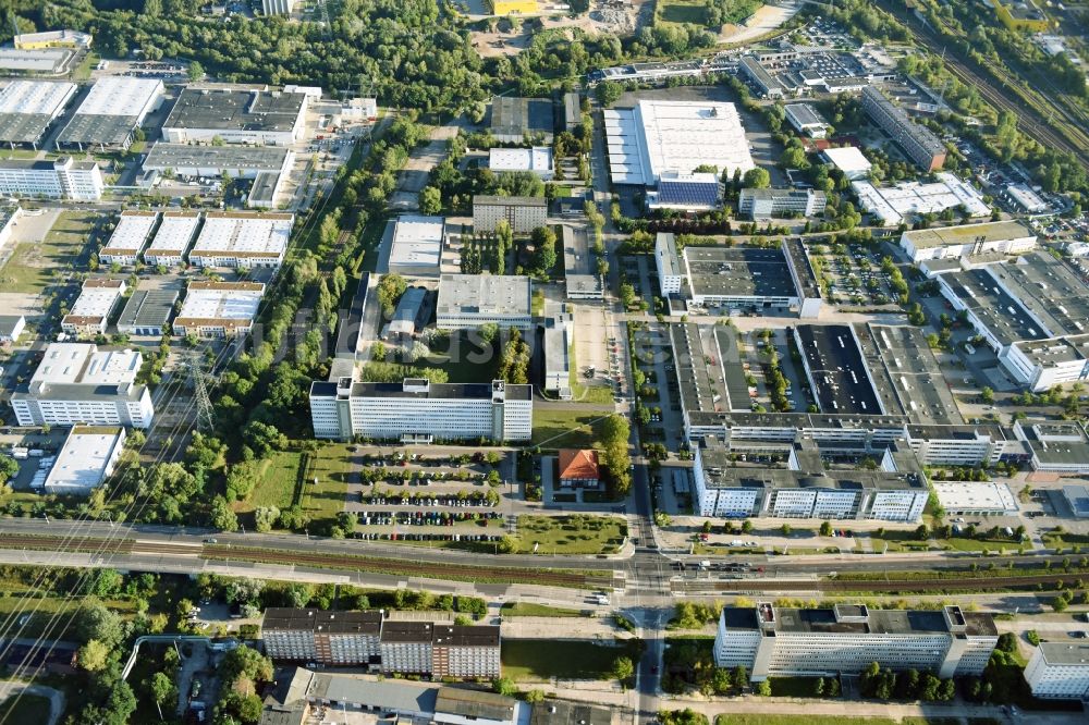 Luftbild Berlin - Industrie- und Gewerbegebiet in Berlin