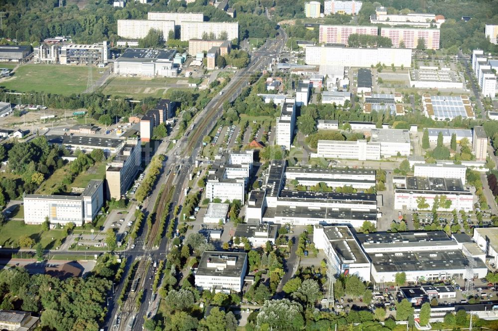 Luftbild Berlin - Industrie- und Gewerbegebiet in Berlin