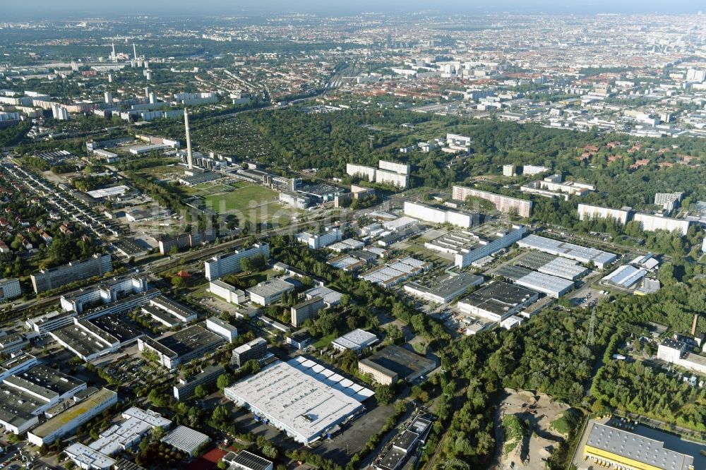 Berlin von oben - Industrie- und Gewerbegebiet in Berlin