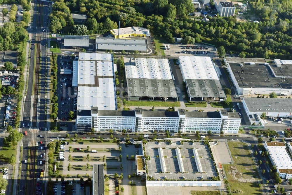 Berlin aus der Vogelperspektive: Industrie- und Gewerbegebiet in Berlin