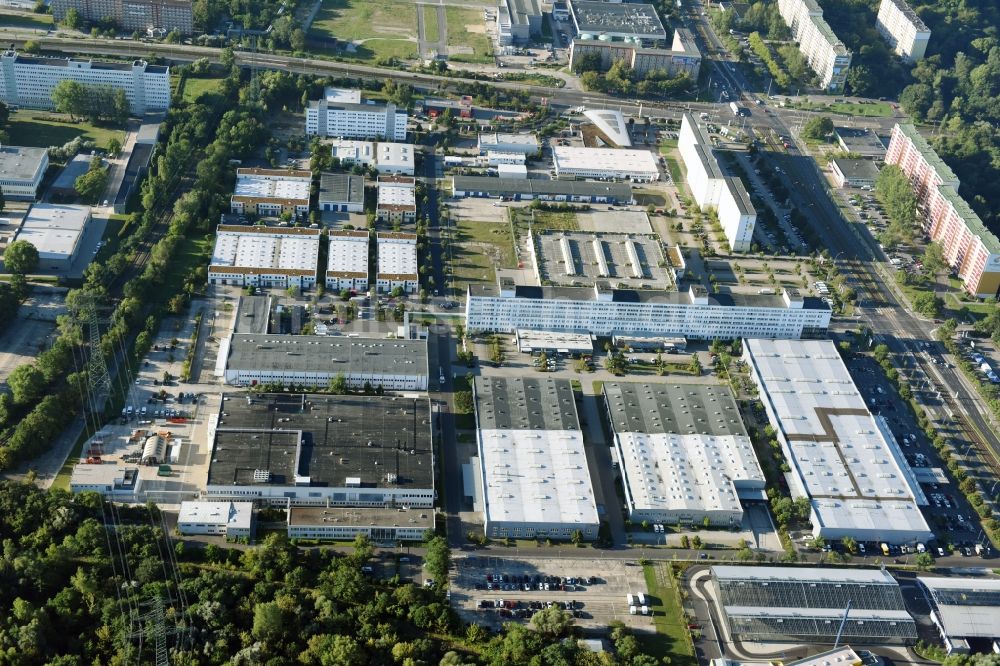 Berlin von oben - Industrie- und Gewerbegebiet in Berlin