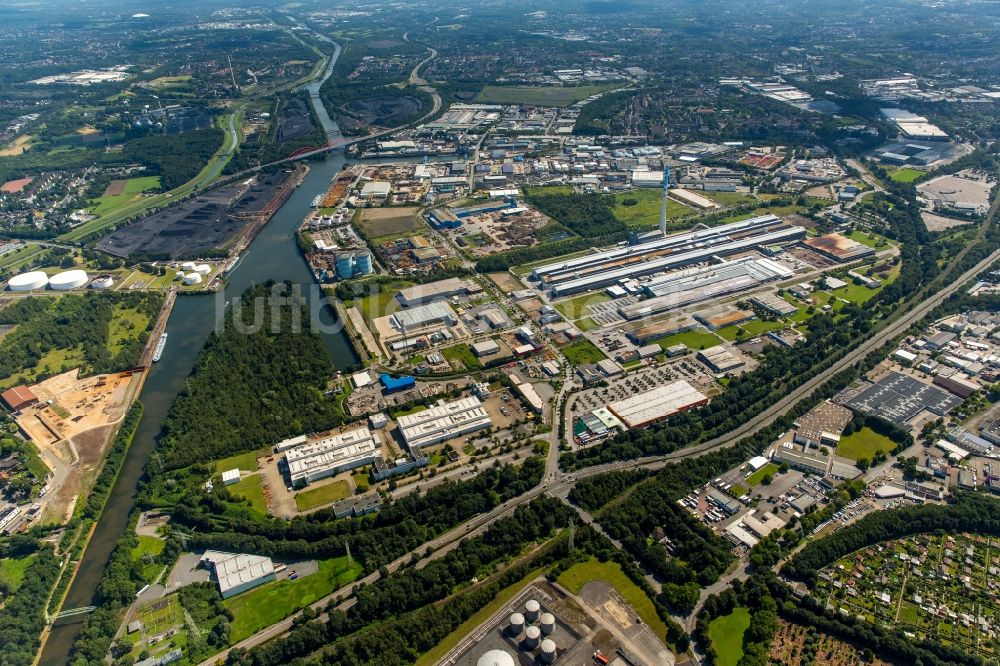 Luftbild Essen - Industrie- und Gewerbegebiet an der Bottroper Straße in Essen im Bundesland Nordrhein-Westfalen