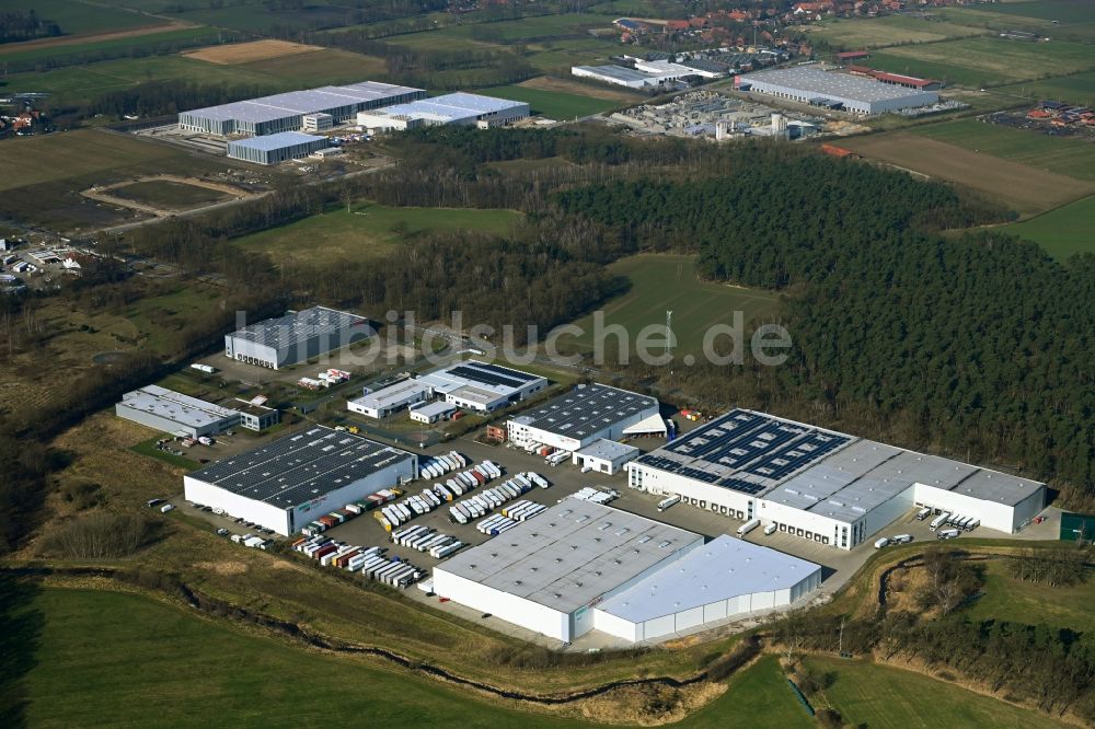 Luftbild Gailhof - Industrie- und Gewerbegebiet an der Celler Straße in Gailhof im Bundesland Niedersachsen, Deutschland