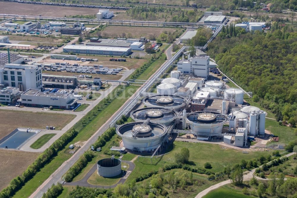 Luftbild Bitterfeld-Wolfen - Industrie- und Gewerbegebiet Chemiepark in Bitterfeld-Wolfen im Bundesland Sachsen-Anhalt