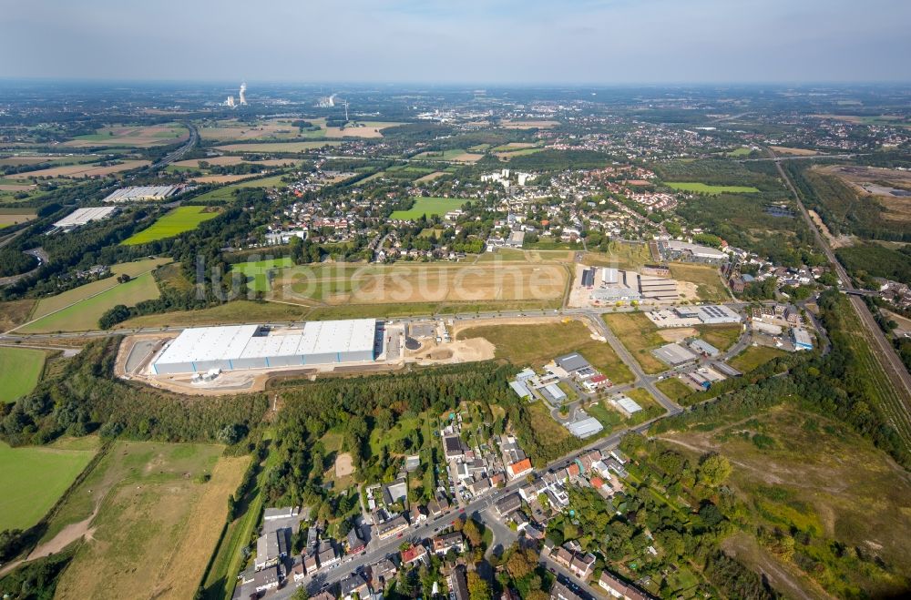 Dortmund von oben - Industrie- und Gewerbegebiet in Dortmund im Bundesland Nordrhein-Westfalen