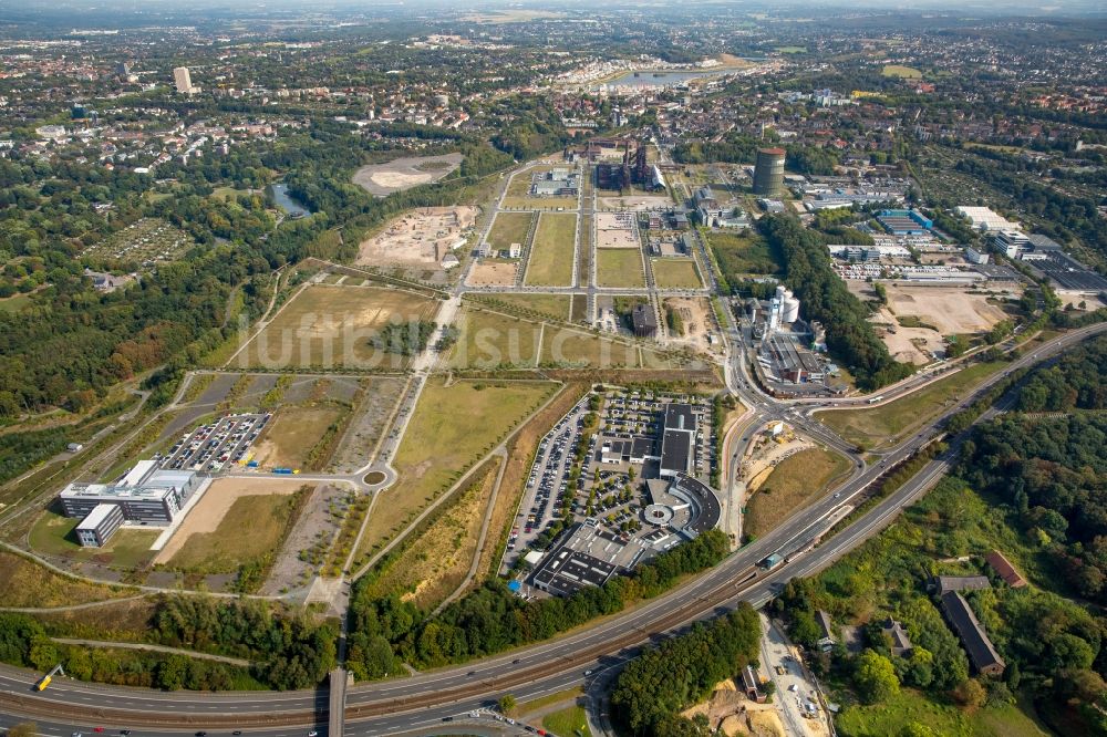 Dortmund aus der Vogelperspektive: Industrie- und Gewerbegebiet in Dortmund im Bundesland Nordrhein-Westfalen