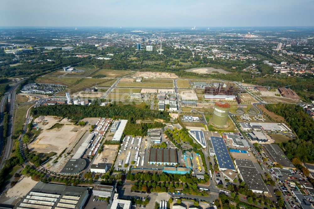 Dortmund von oben - Industrie- und Gewerbegebiet in Dortmund im Bundesland Nordrhein-Westfalen