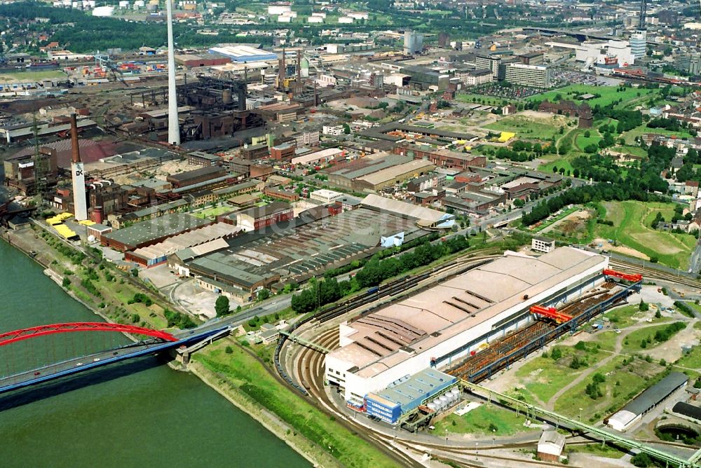 Luftbild Duisburg - Industrie- und Gewerbegebiet in Duisburg im Bundesland Nordrhein-Westfalen