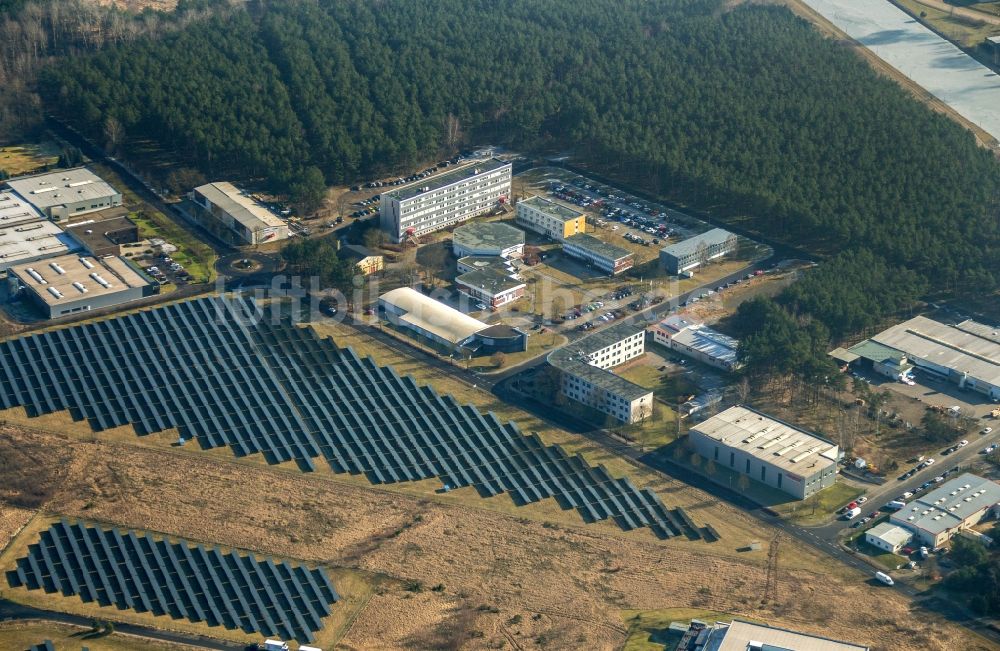 Luftbild Eberswalde - Industrie- und Gewerbegebiet in Eberswalde im Bundesland Brandenburg, Deutschland