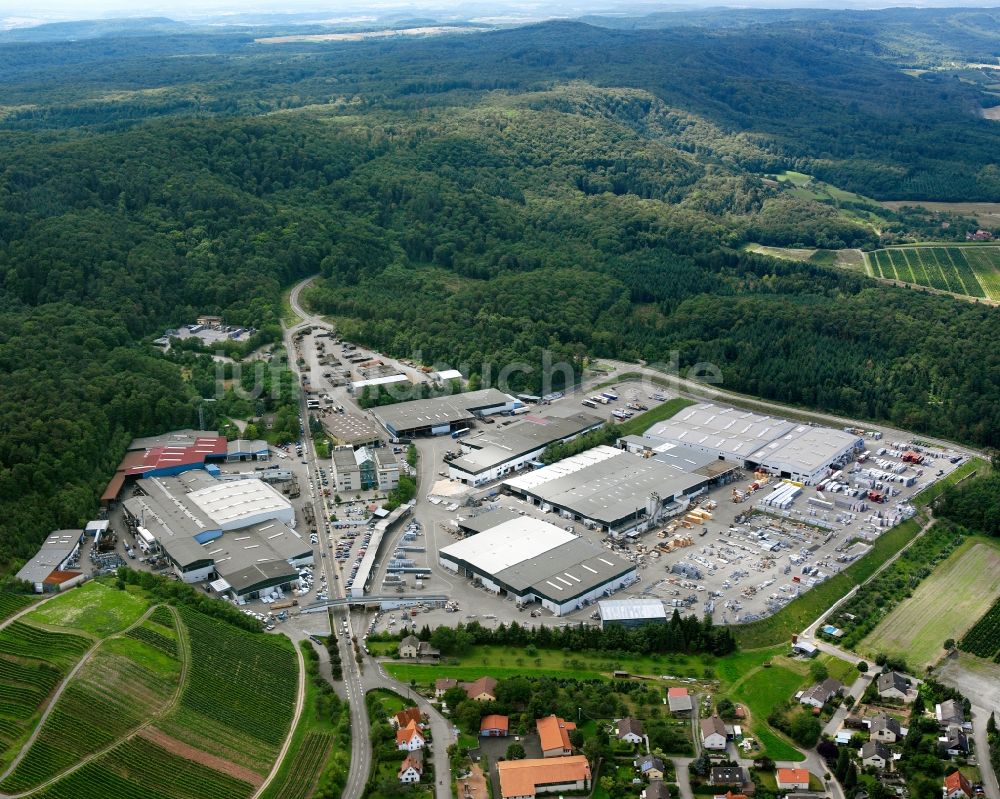 Luftbild Frauenzimmern - Industrie- und Gewerbegebiet in Frauenzimmern im Bundesland Baden-Württemberg, Deutschland