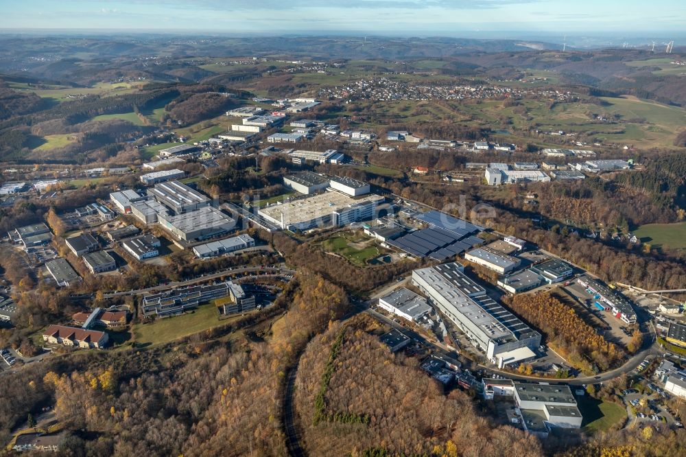 Luftbild Freisenberg - Industrie- und Gewerbegebiet in Freisenberg im Bundesland Nordrhein-Westfalen, Deutschland