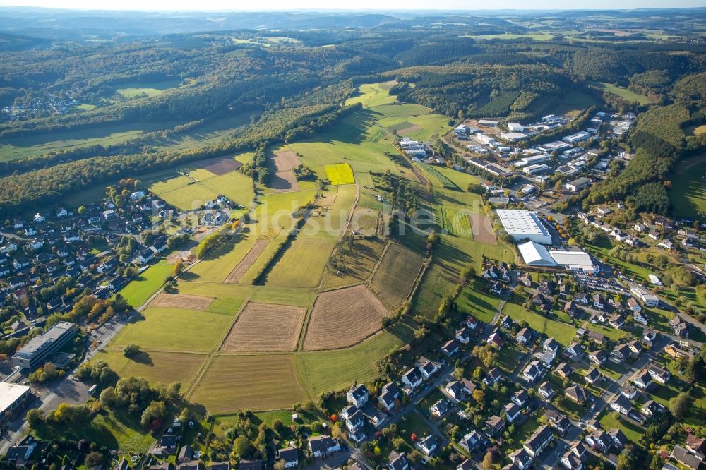 Luftaufnahme Freudenberg - Industrie- und Gewerbegebiet in Freudenberg im Bundesland Nordrhein-Westfalen