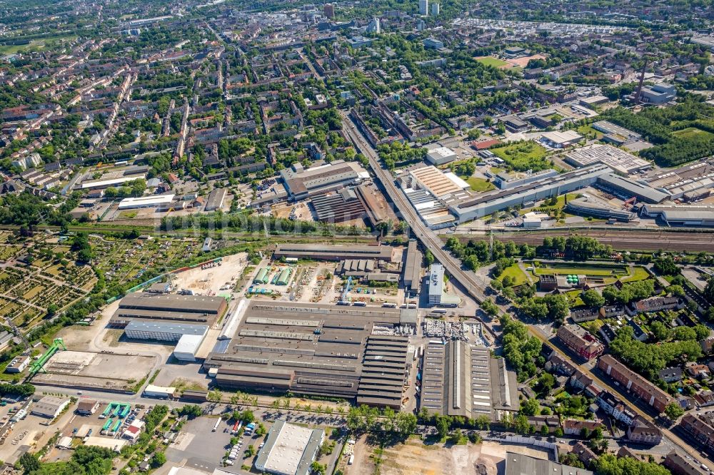 Gelsenkirchen von oben - Industrie- und Gewerbegebiet in Gelsenkirchen im Bundesland Nordrhein-Westfalen, Deutschland