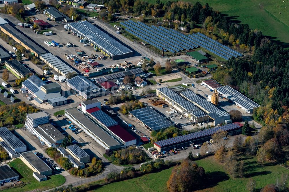 Haid von oben - Industrie- und Gewerbegebiet in Haid im Bundesland Baden-Württemberg, Deutschland