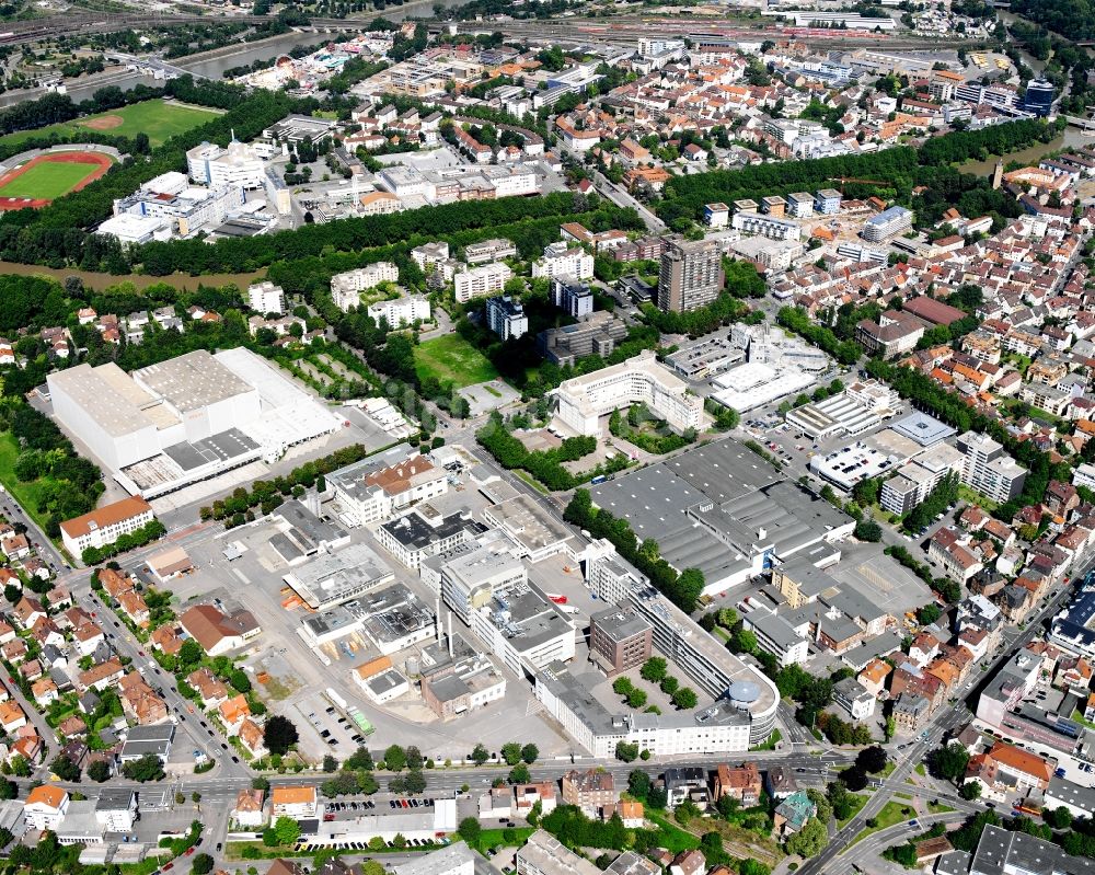 Luftbild Heilbronn - Industrie- und Gewerbegebiet in Heilbronn im Bundesland Baden-Württemberg, Deutschland