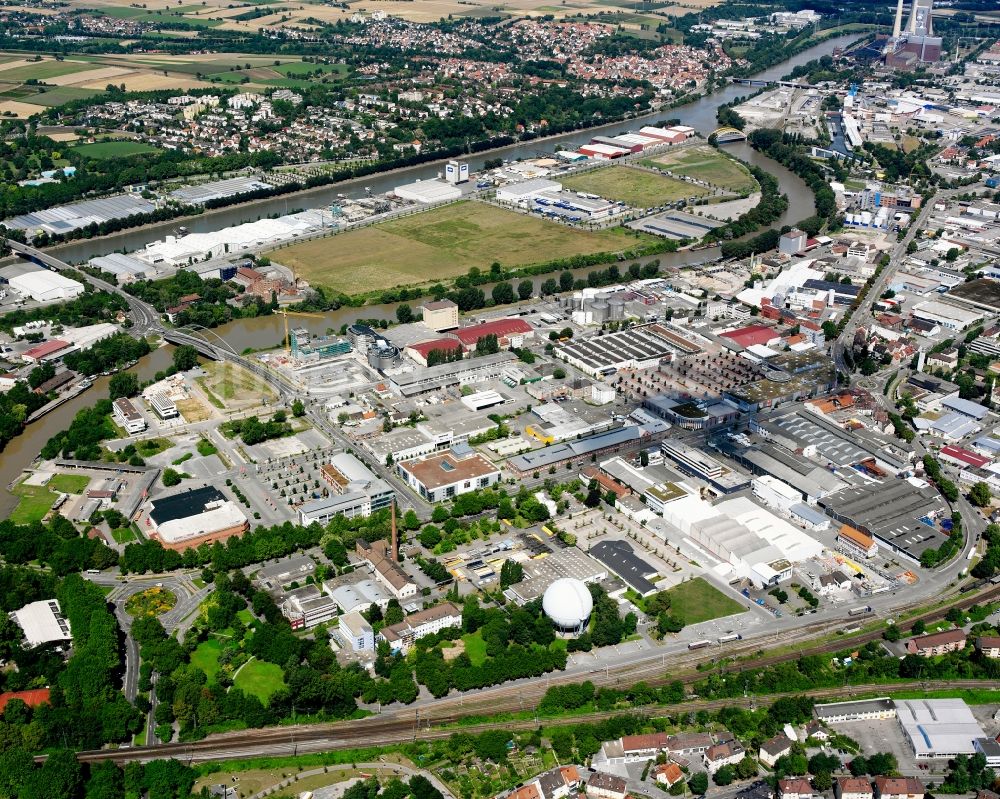 Luftbild Heilbronn - Industrie- und Gewerbegebiet in Heilbronn im Bundesland Baden-Württemberg, Deutschland