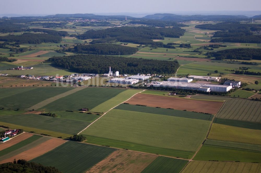 Luftbild Laichingen - Industrie- und Gewerbegebiet in Laichingen im Bundesland Baden-Württemberg, Deutschland