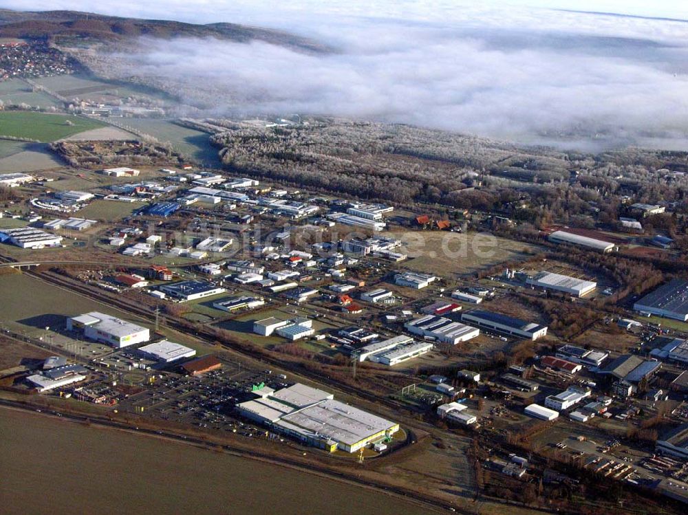 Goslar aus der Vogelperspektive: Industrie- und Gewerbegebiet Lange Wanne