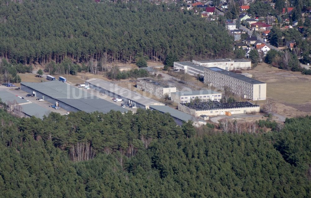 Luftbild Ludwigsfelde - Industrie- und Gewerbegebiet in Ludwigsfelde ost in Ludwigsfelde im Bundesland Brandenburg