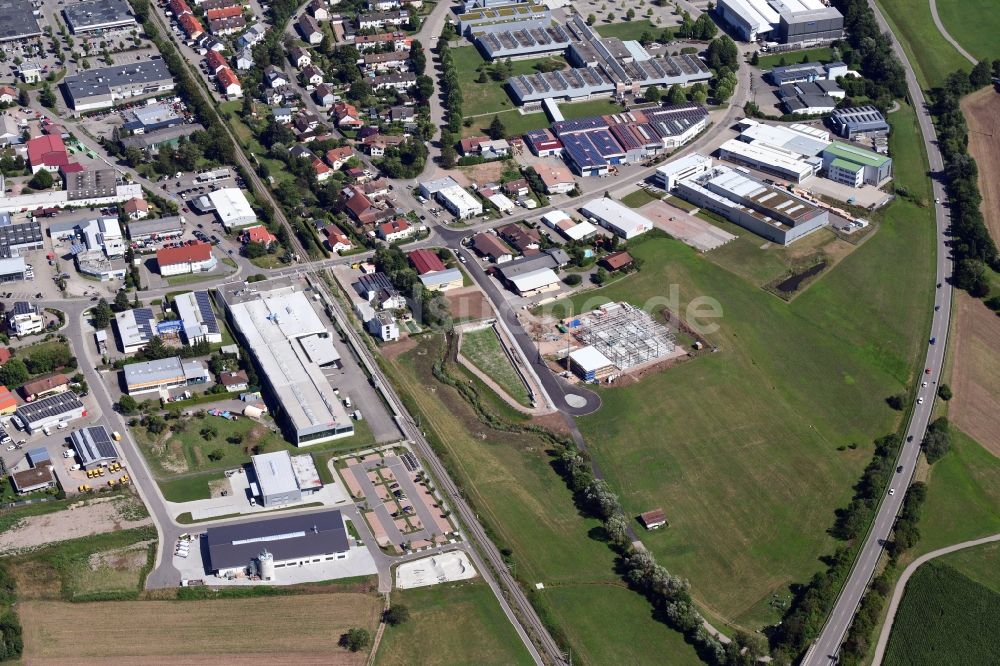 Luftbild Schopfheim - Industrie- und Gewerbegebiet Im Lus in Schopfheim im Bundesland Baden-Württemberg, Deutschland