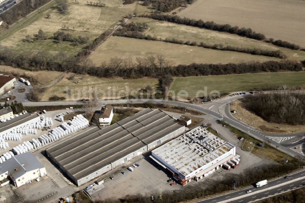 Luftbild Mainz, Laubenheim - Industrie- und Gewerbegebiet in Mainz- Laubenheim im Bundesland Rheinland-Pfalz