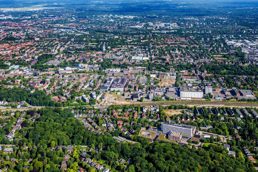 Luftbild Hamburg - Industrie- und Gewerbegebiet am Neumarkt im Ortsteil Wandsbek in Hamburg, Deutschland