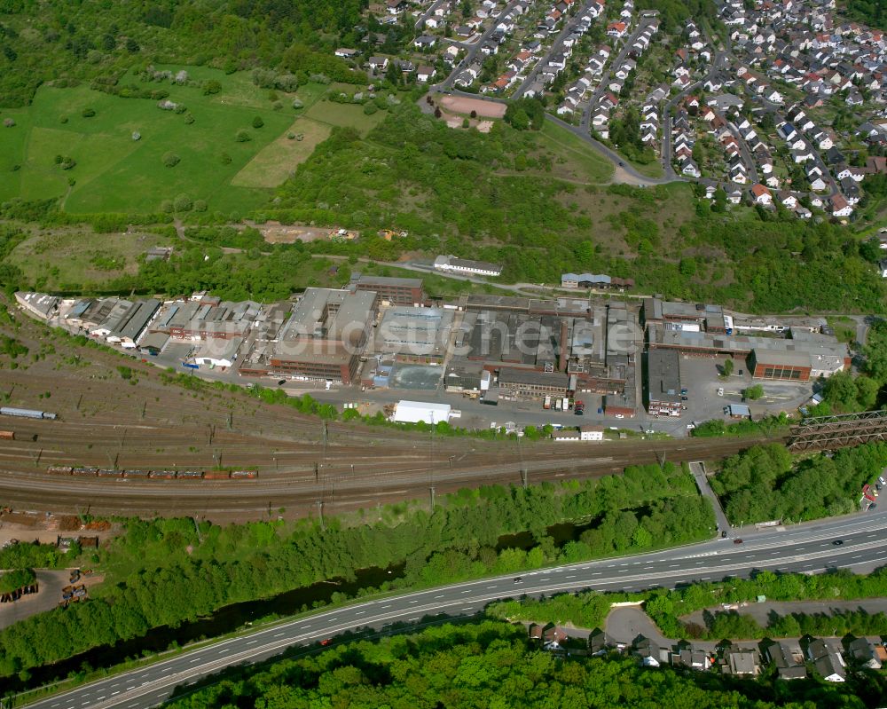 Luftaufnahme Niederscheld - Industrie- und Gewerbegebiet in Niederscheld im Bundesland Hessen, Deutschland