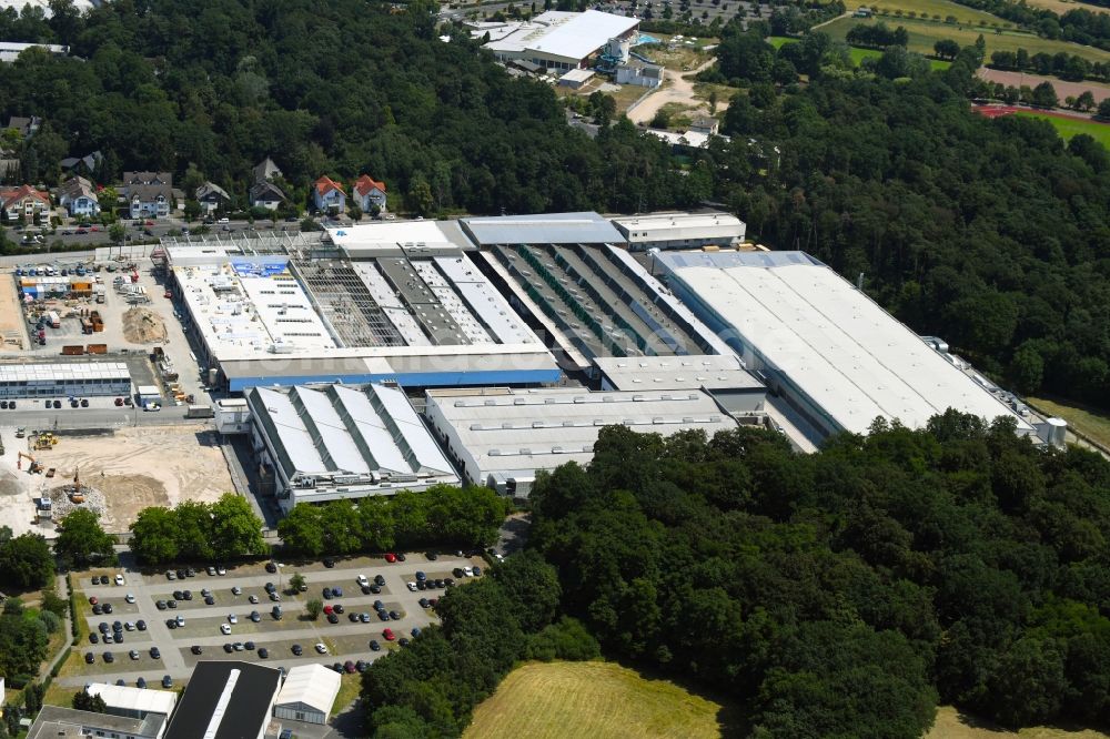 Obertshausen von oben - Industrie- und Gewerbegebiet in Obertshausen im Bundesland Hessen, Deutschland