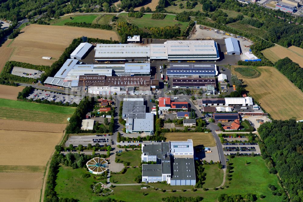 Luftbild Ochsenfurt - Industrie- und Gewerbegebiet in Ochsenfurt im Bundesland Bayern, Deutschland