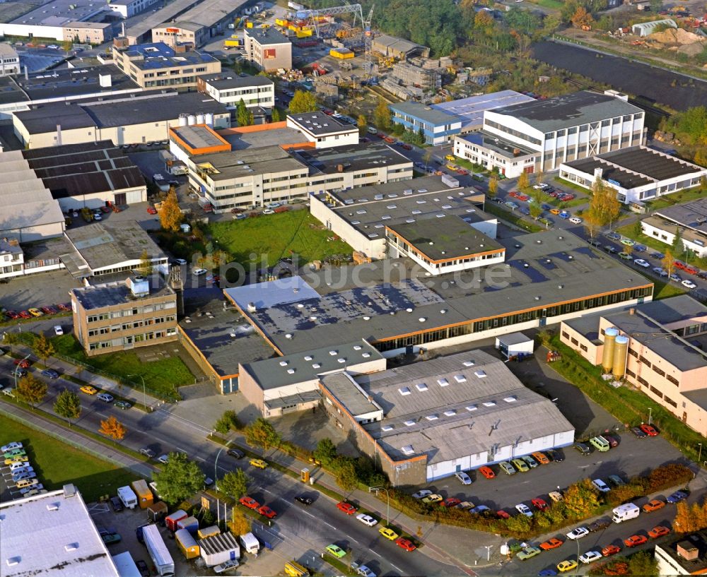 Luftbild Berlin - Industrie- und Gewerbegebiet im Ortsteil Marienfelde in Berlin, Deutschland