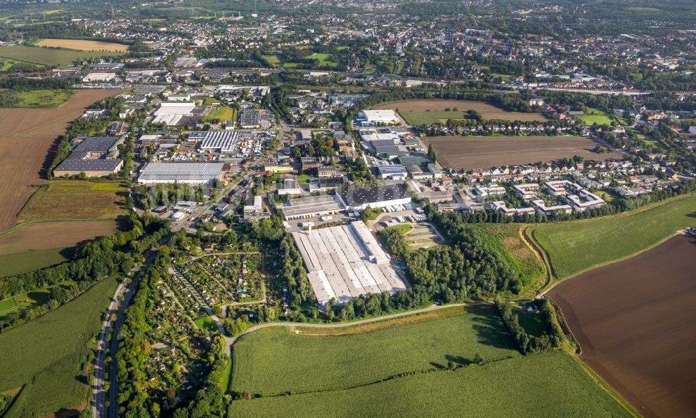 Luftbild Bochum - Industrie- und Gewerbegebiet im Ortsteil Wattenscheid in Bochum im Bundesland Nordrhein-Westfalen, Deutschland