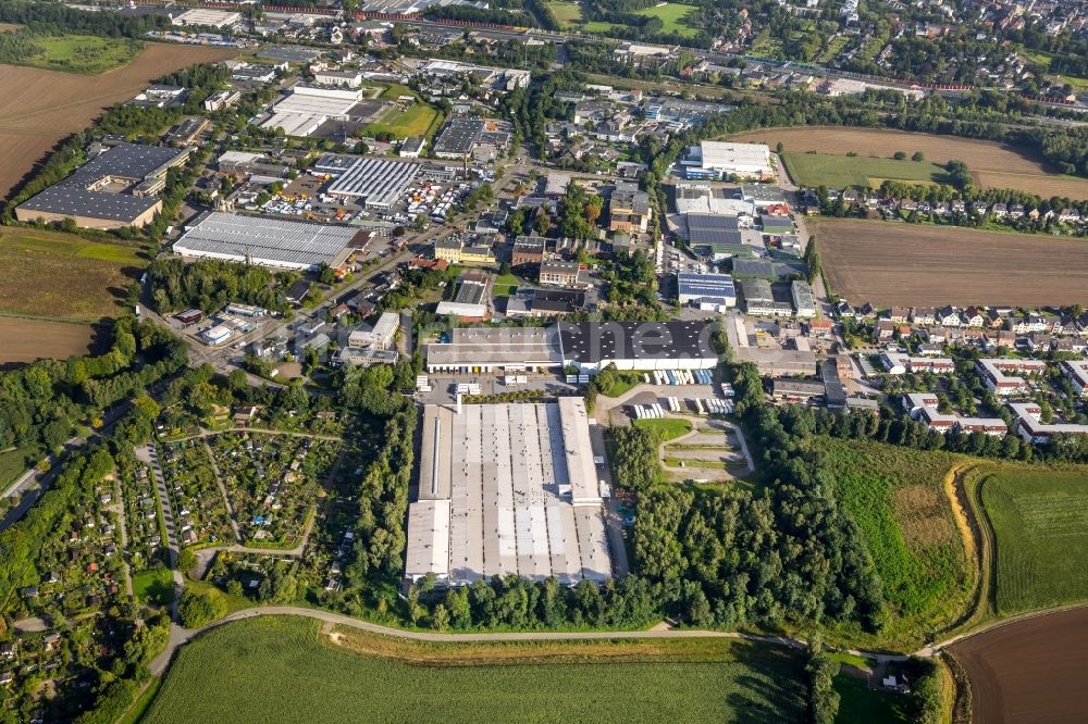 Luftbild Bochum - Industrie- und Gewerbegebiet im Ortsteil Wattenscheid in Bochum im Bundesland Nordrhein-Westfalen, Deutschland