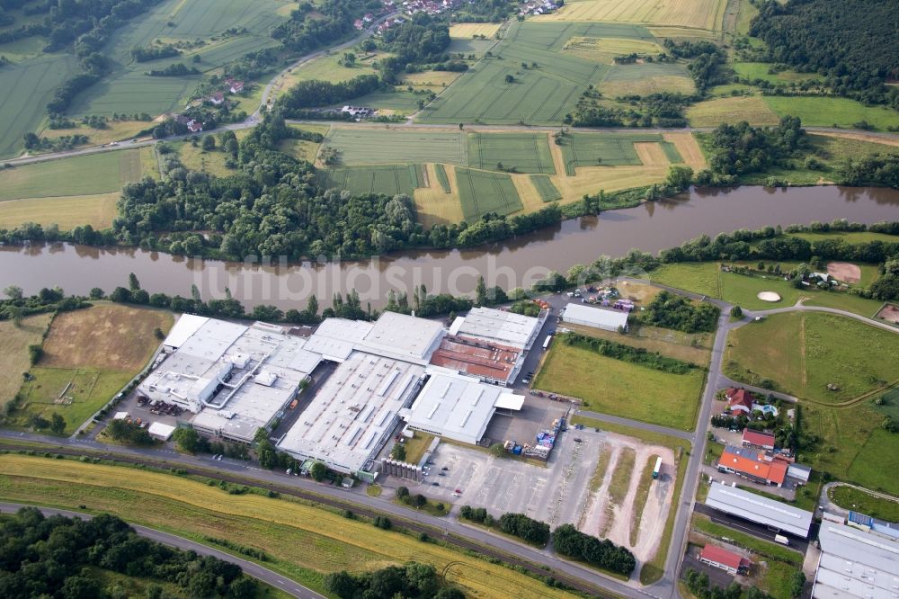 Luftbild Dorfprozelten - Industrie- und Gewerbegebiet im Ortsteil Wildensee in Dorfprozelten im Bundesland Bayern