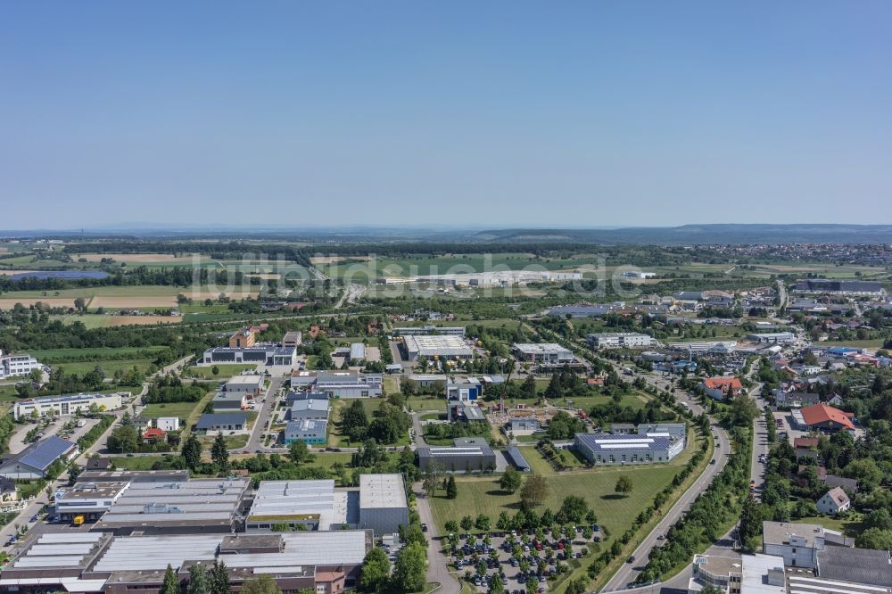 Luftbild Pforzheim - Industrie- und Gewerbegebiet in Pforzheim im Bundesland Baden-Württemberg