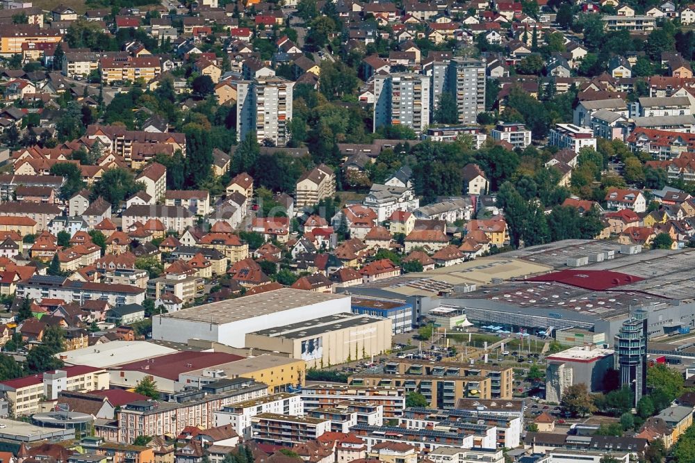 Luftbild Radolfzell am Bodensee - Industrie- und Gewerbegebiet in Radolfzell am Bodensee im Bundesland Baden-Württemberg, Deutschland