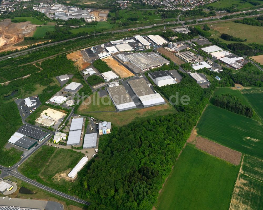 Luftbild Ransbach-Baumbach - Industrie- und Gewerbegebiet in Ransbach-Baumbach im Bundesland Rheinland-Pfalz