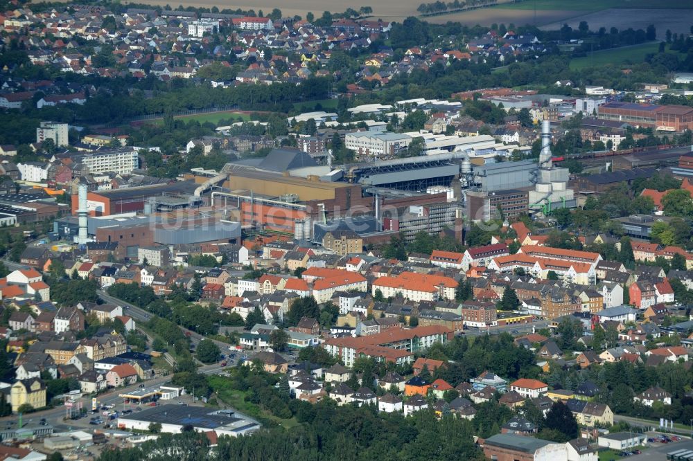 Luftaufnahme Rethen - Industrie- und Gewerbegebiet in Rethen im Bundesland Niedersachsen