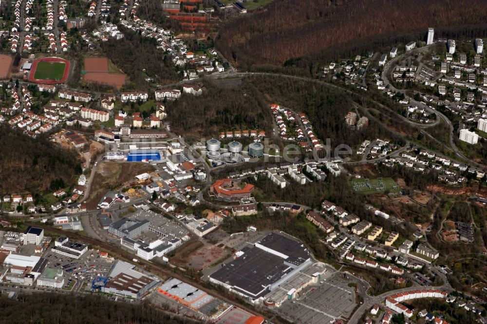 Saarbrücken von oben - Industrie- und Gewerbegebiet in Saarbrücken im Bundesland Saarland