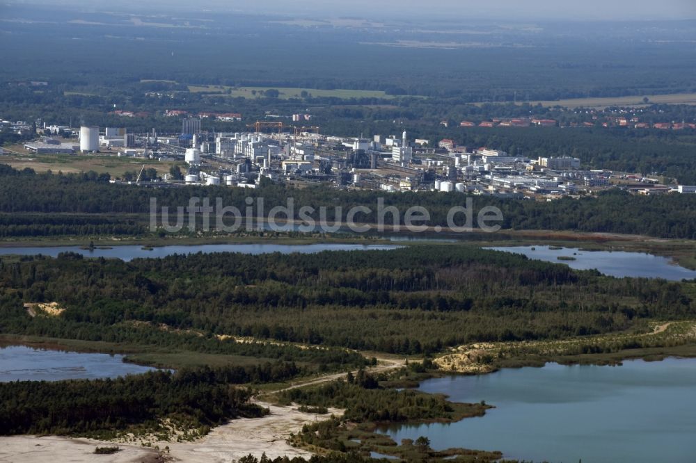 Luftbild Schwarzheide - Industrie- und Gewerbegebiet in Schwarzheide im Bundesland Brandenburg