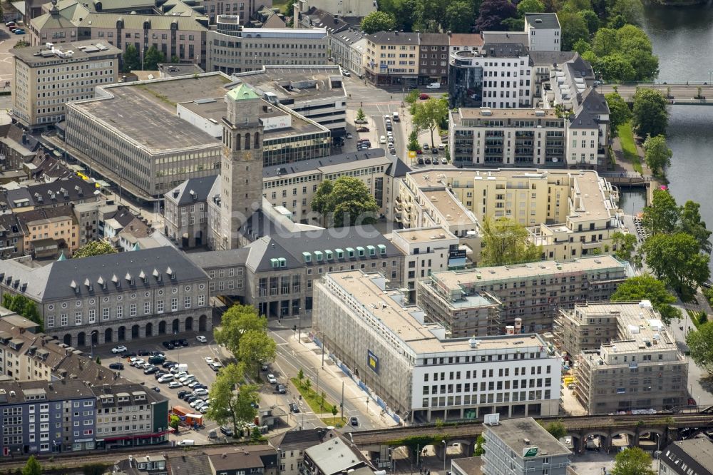 Luftbild Mülheim an der Ruhr - Industrie- und Gewerbegebiet der Siemens AG in Mülheim an der Ruhr im Bundesland Nordrhein-Westfalen