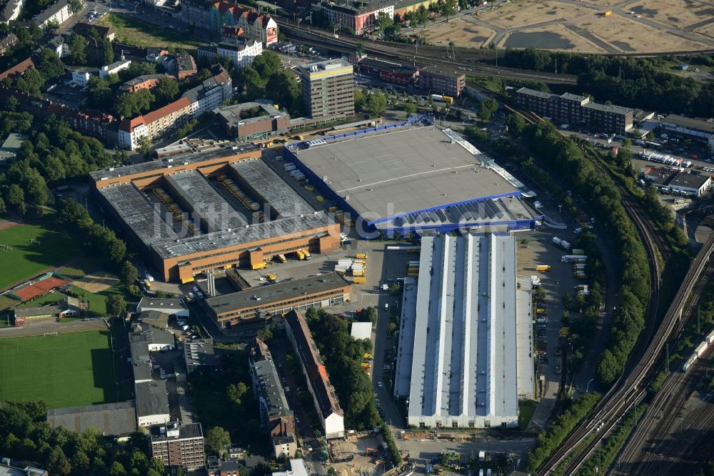 Luftbild Hamburg - Industrie- und Gewerbegebiet im Stadtteil Altona-Nord in Hamburg