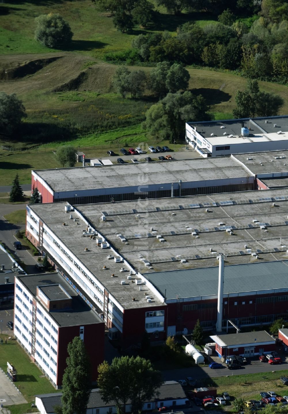 Luftbild Berlin - Industrie- und Gewerbegebiet im Stadtteil Marzahn in Berlin