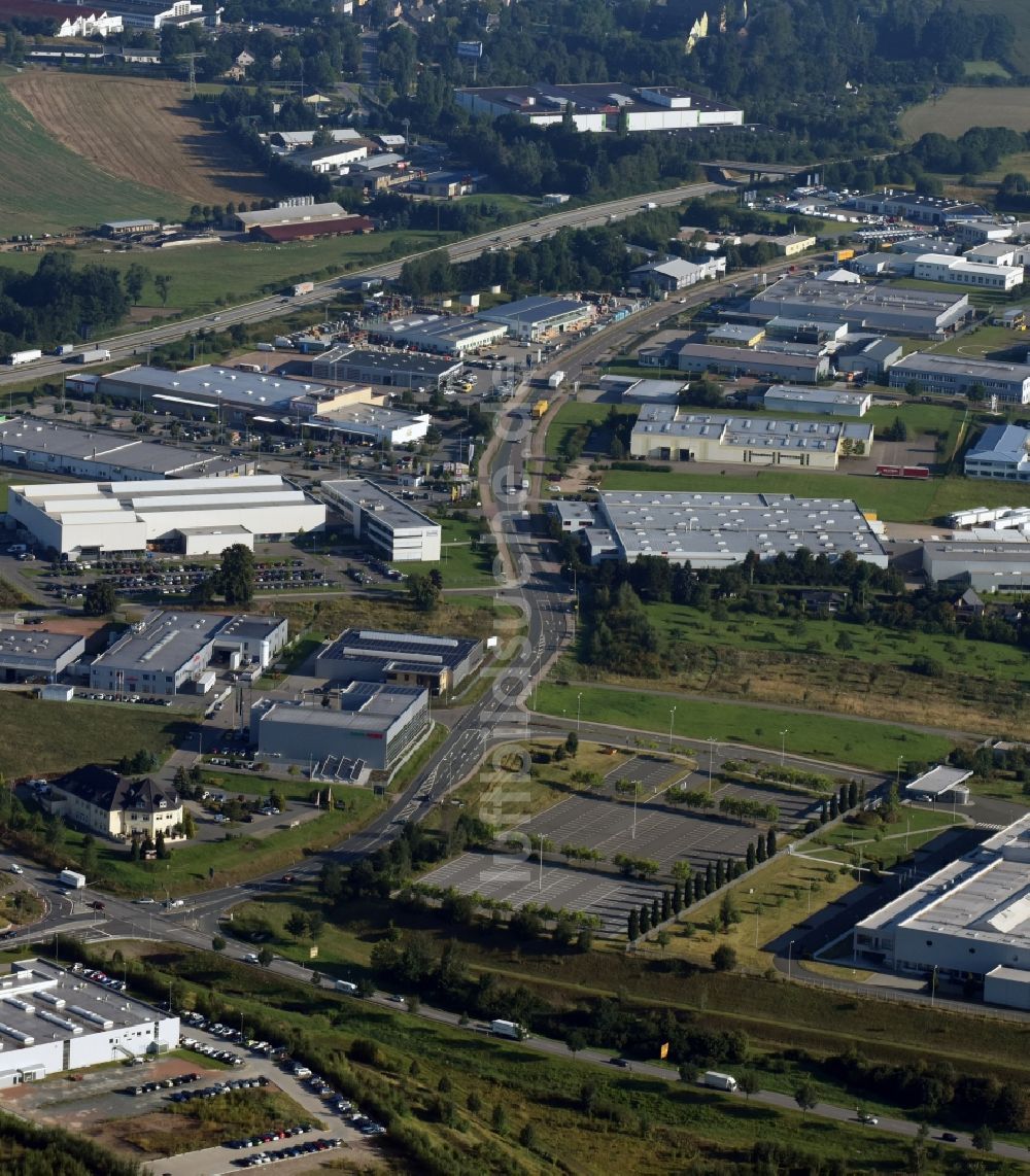 Luftbild Stollberg/Erzgeb. - Industrie- und Gewerbegebiet in Stollberg/Erzgeb. im Bundesland Sachsen