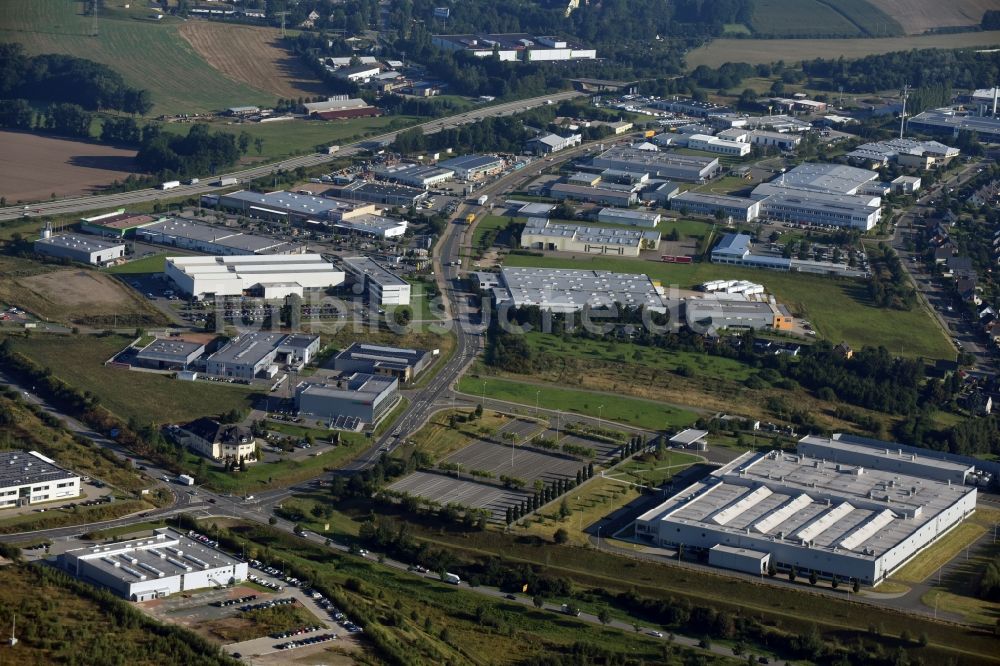 Luftaufnahme Stollberg/Erzgeb. - Industrie- und Gewerbegebiet in Stollberg/Erzgeb. im Bundesland Sachsen