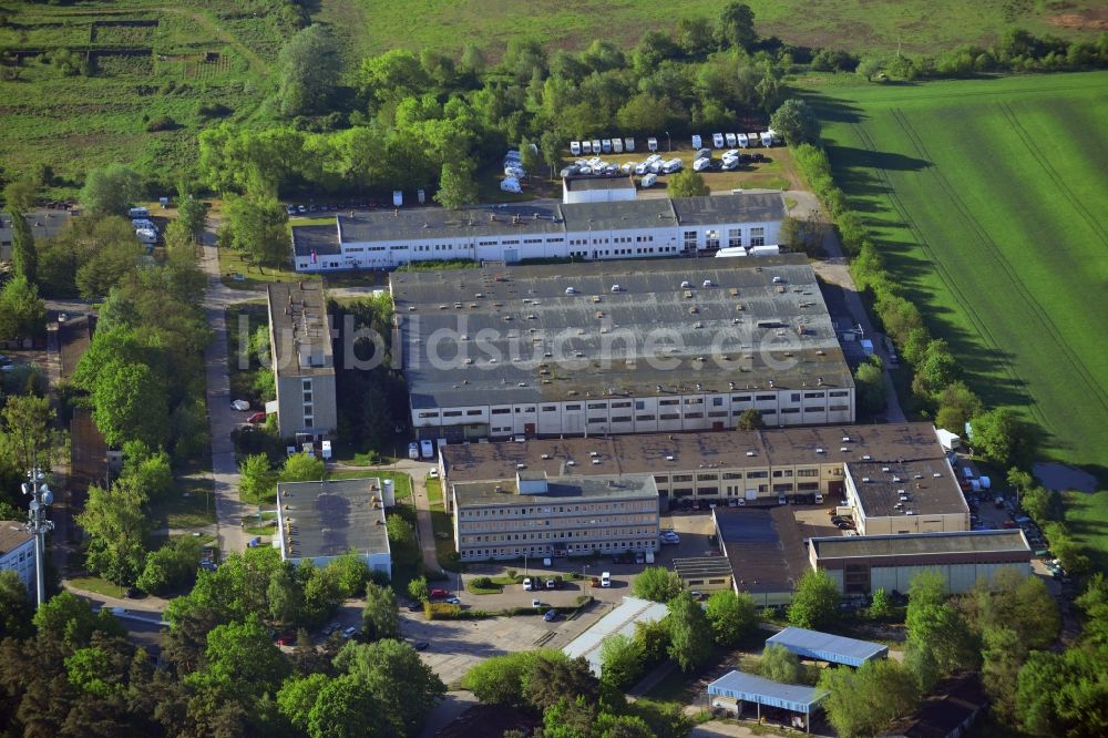 Stahnsdorf von oben - Industrie- und Gewerbegebiet Techno-Park in Stahnsdorf im Bundesland Brandenburg