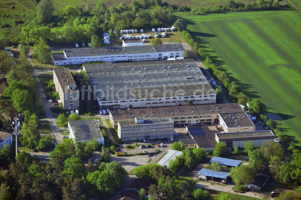 Luftbild Stahnsdorf - Industrie- und Gewerbegebiet Techno-Park in Stahnsdorf im Bundesland Brandenburg