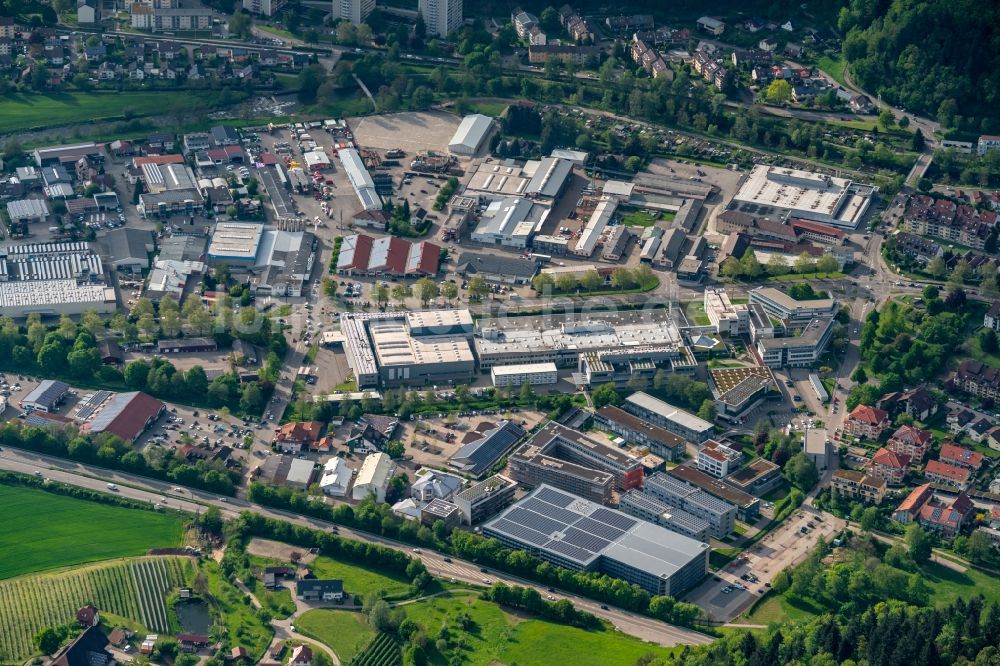 Luftbild Waldkirch - Industrie- und Gewerbegebiet in Waldkirch im Bundesland Baden-Württemberg, Deutschland